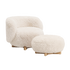 Favn Lounge Chair & Pouf fra sackit