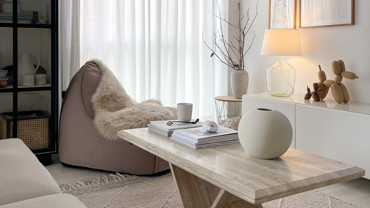 Canvas Lounge Chair - LogBuy - Sækkestol til indendørs brug