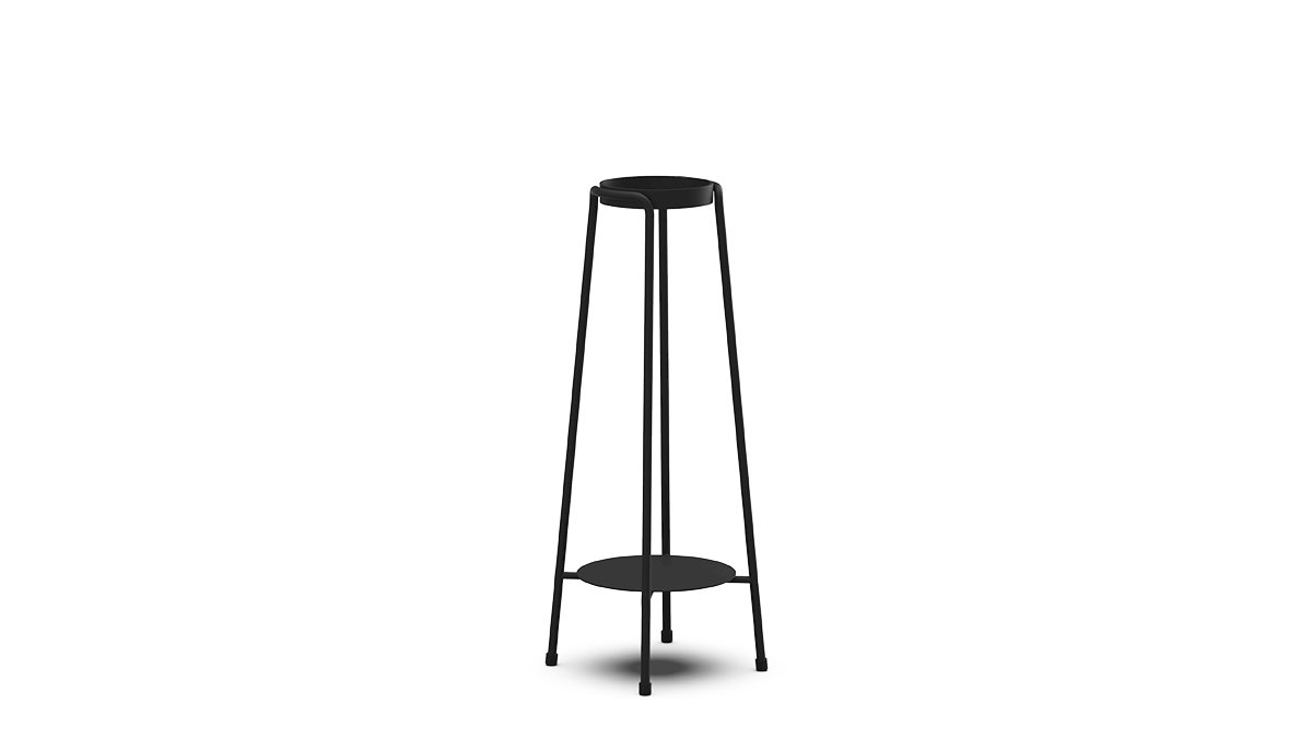 Patio Accessory Stand Ø14 + Light 150 - Indendørs/udendørs accessory opsats + batteridreven lampe