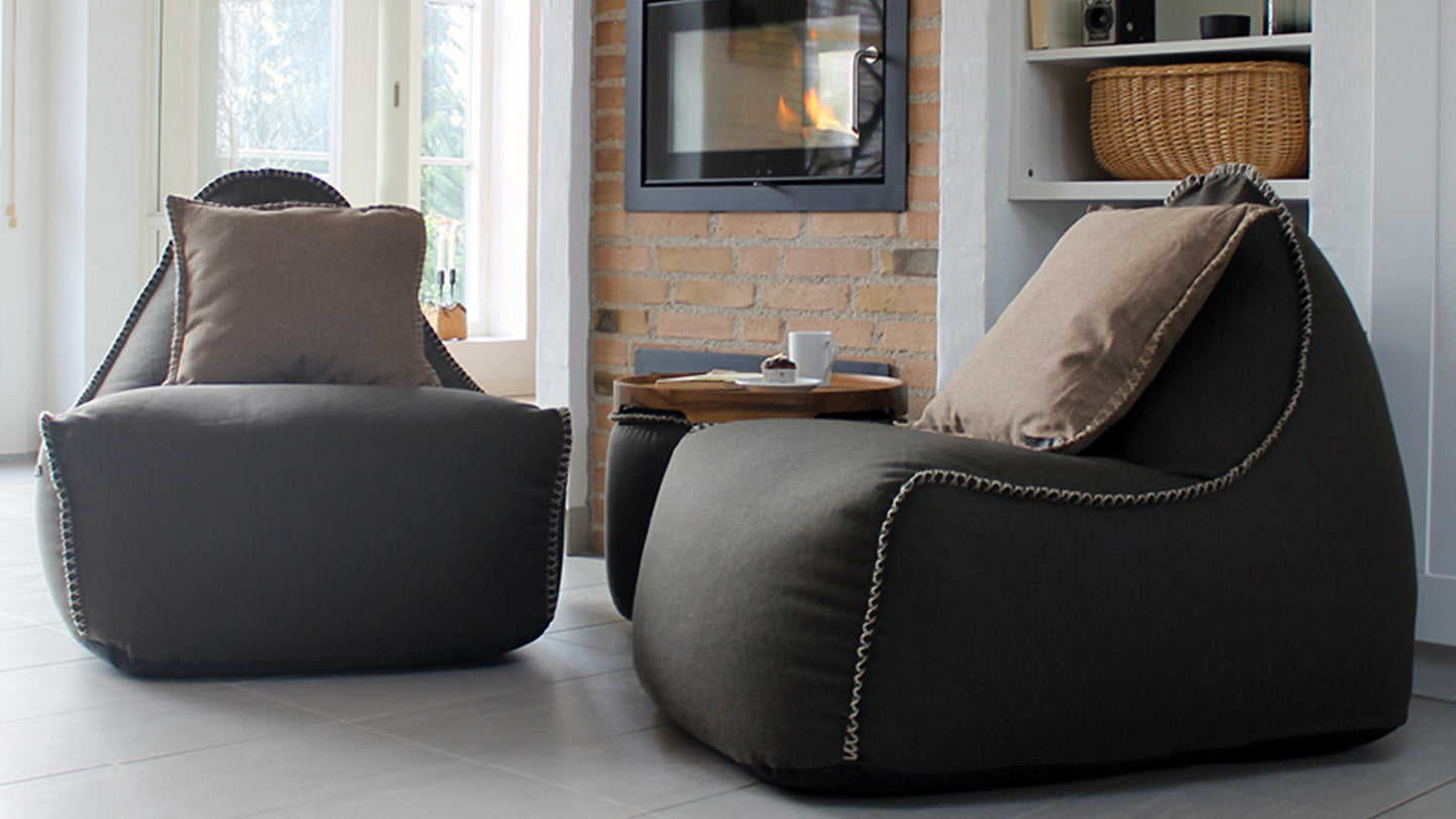 Medley Lounge Chair - Eksklusiv sækkestol til indendørs brug