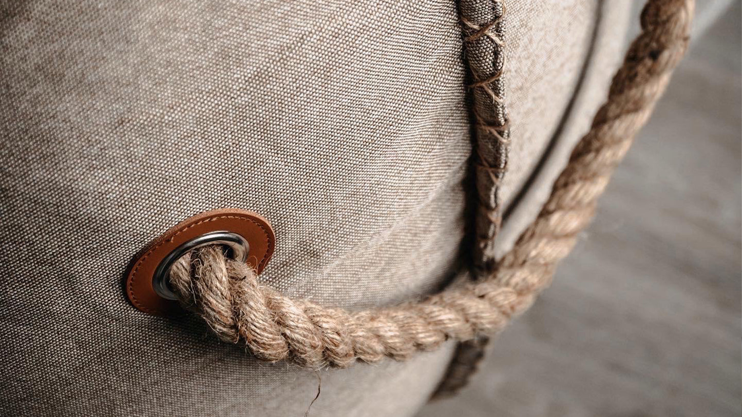 Canvas Lounge Chair - LogBuy - Sækkestol til indendørs brug