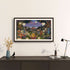 SACKit x Saaby Art Lithography 40x71 signiertes Kunstwerk mit Gartenparty-Motiv und SACKit Produkten.