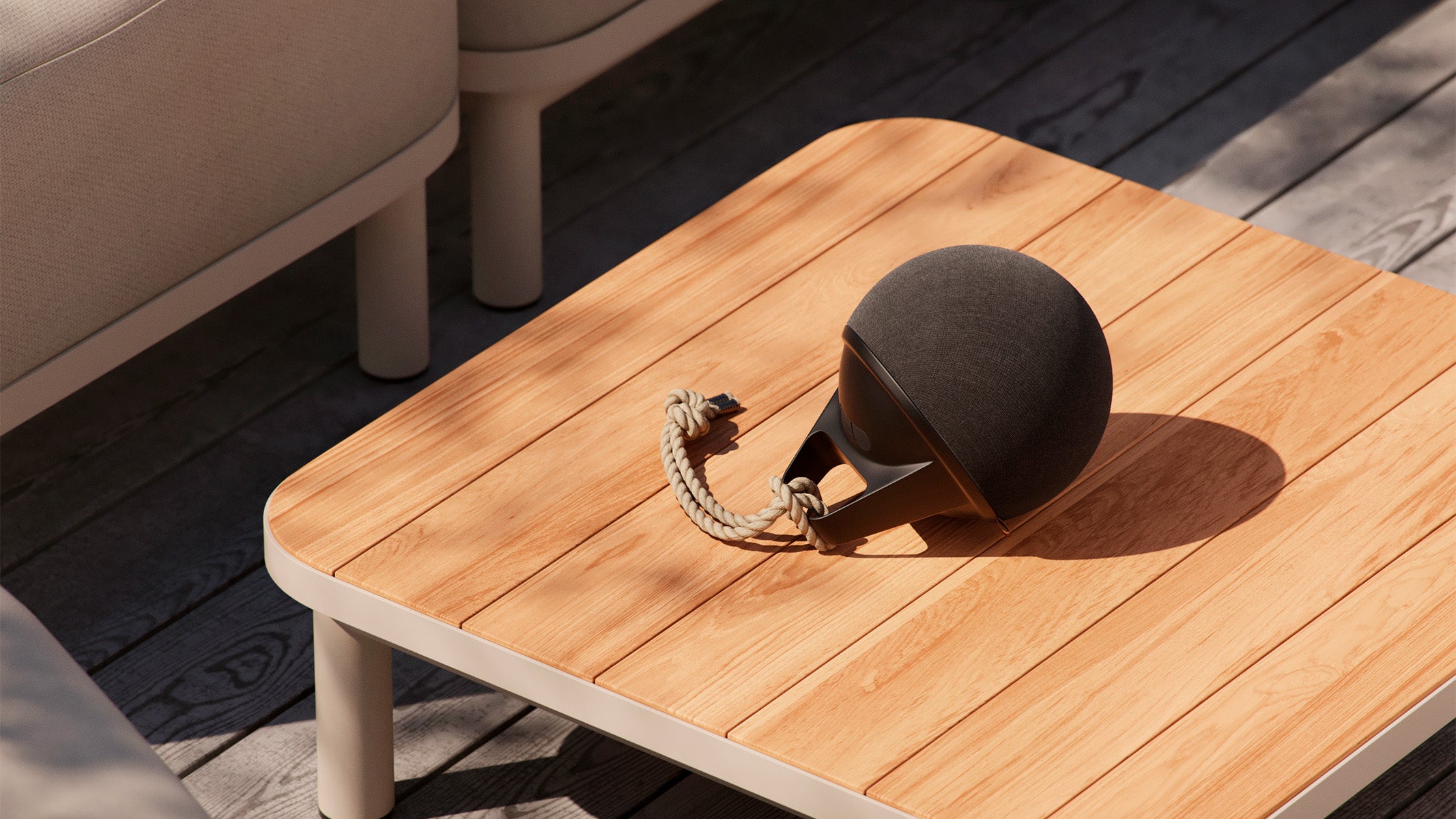 Accessories til udendørs lounge | Højtalere, belysning & vinkølere | SACKit