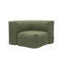 Schwarze, wasserabweisende Winterhülle für Soft Sofa Corner aus dehnbarem Material.