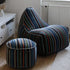 Multifarvet Lounge Chair Paul Smith Limited Edition sækkestol med bomuldsbetræk i moderne design