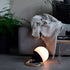 SACKit Light 155 udendørs lampe med rund hvid kuppel og sort håndtag i maritimt design