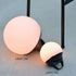 SACKit Light 250 udendørs lampe med rund hvid kuppel og sort håndtag i maritimt design