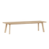 Edge Dining Table i europæisk egetræ med matlakeret overflade og unikke facetter, 300x100 cm.