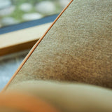 SACKit Chair Indoor sækkestol i rund form med Cosmo Olive tekstil, blød og indbydende.