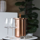 Patio Accessory Stand Ø14 + Wine Cooler | Patio Accessory Stand Ø14 + Wine Cooler - Copper | SACKit