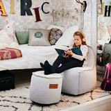 Cobana Junior Lounge Chair & Pouf | Cobana Junior Lounge Chair & Pouf - Cobana Rose | SACKit