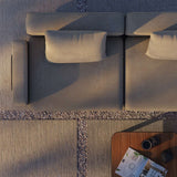 Udendørs Cobana Lounge Sofa i Kirra Sand med to siddepladser og modulopbygning.