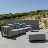 Cobana Lounge Sofa i sort med modulopbygget hjørnesofa til udendørs brug i moderne design.