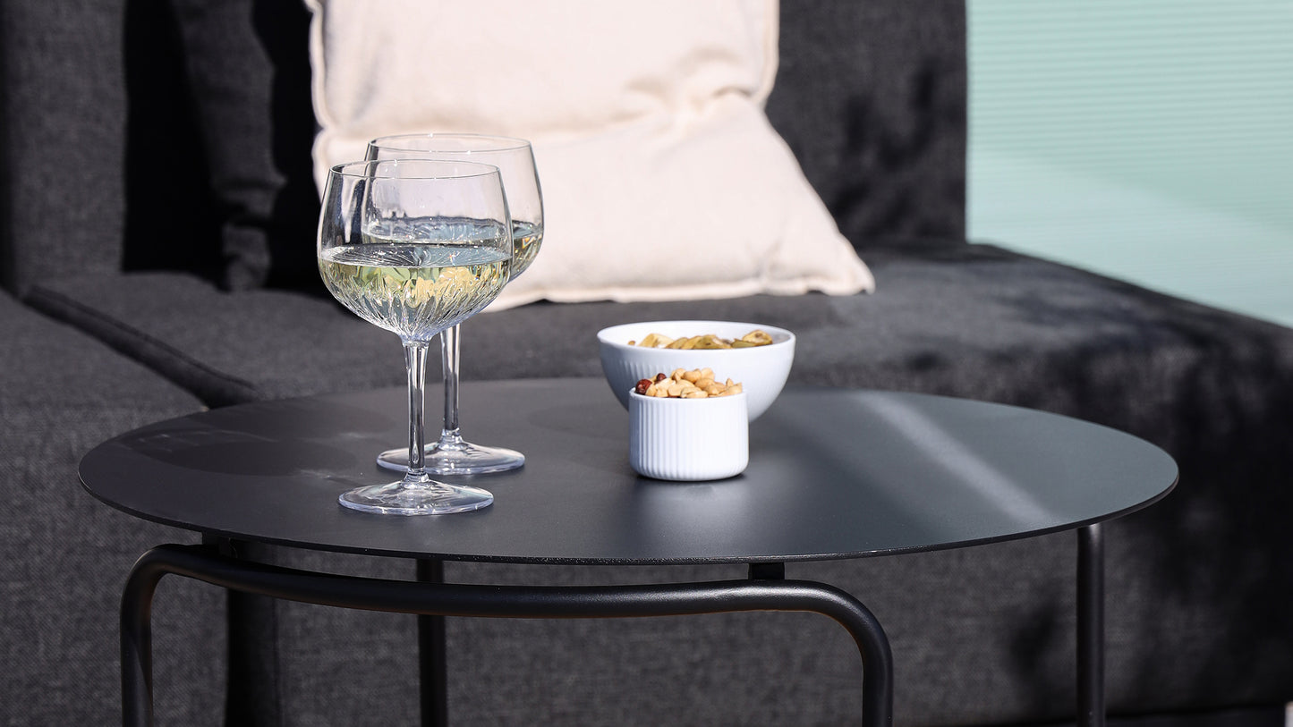 Patio Sofa Table - Ø70 - Udendørs aluminiums sofabord