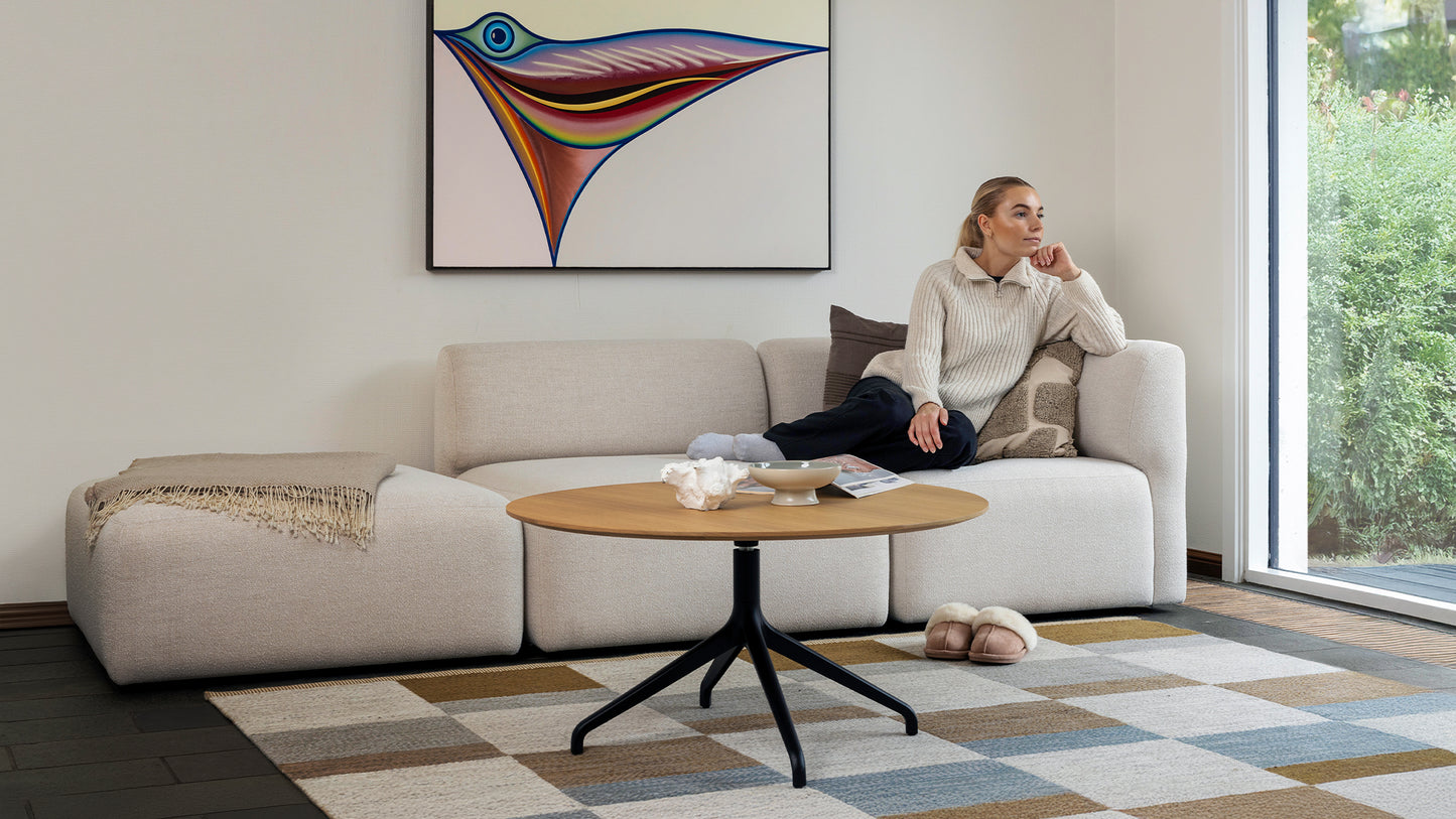 Fjord Sofa - Corner Section Left - Dynamisk modulsofa til det moderne hjem