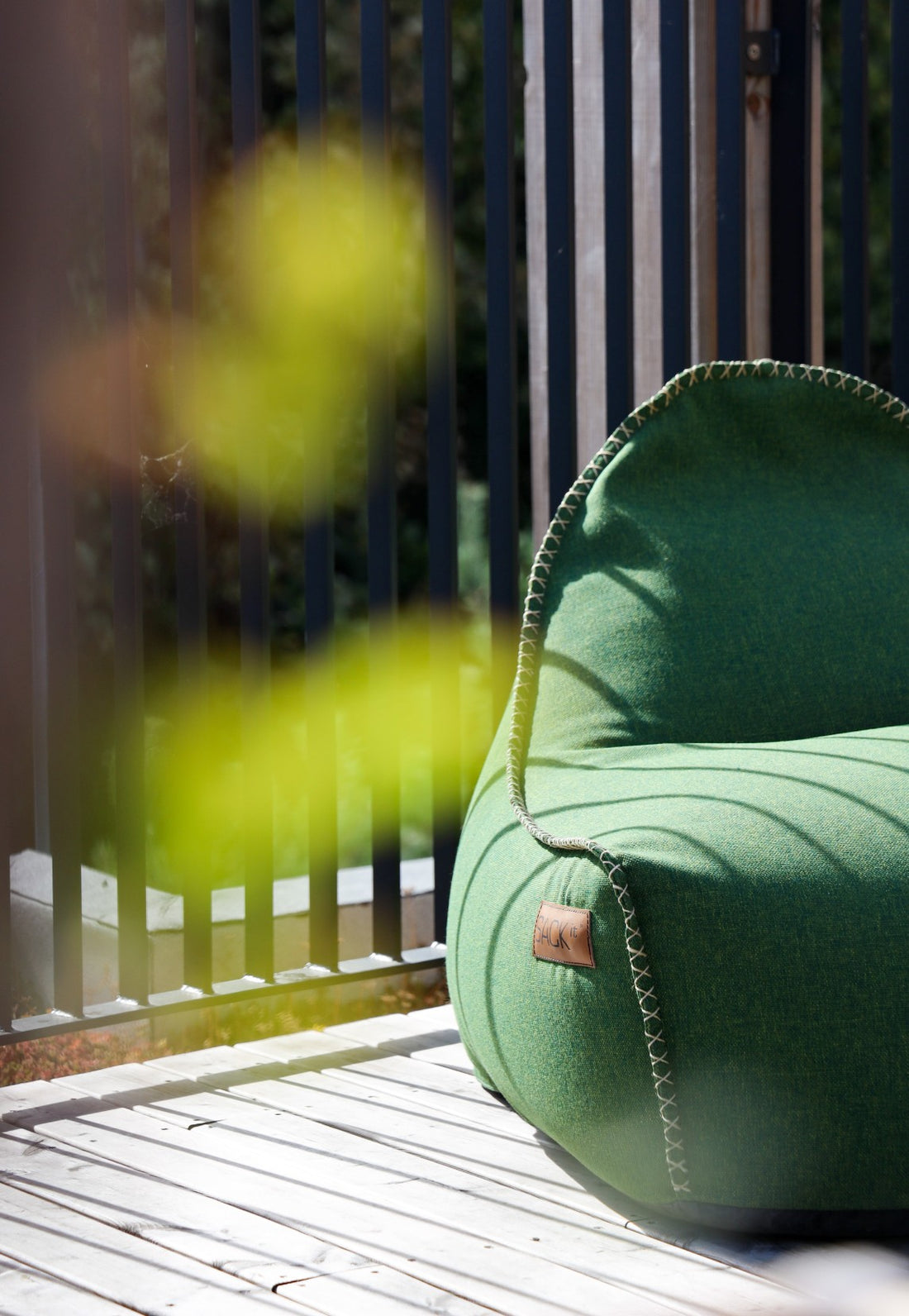 Nærbillede af slidstærkt Cobana-tekstil på SACKit Lounge Chair på Hotel GSH