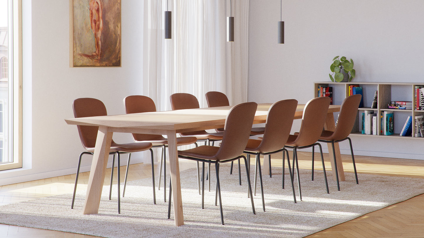 Chair no. One S1 Polished Swivel - Indendørs spisebordsstol