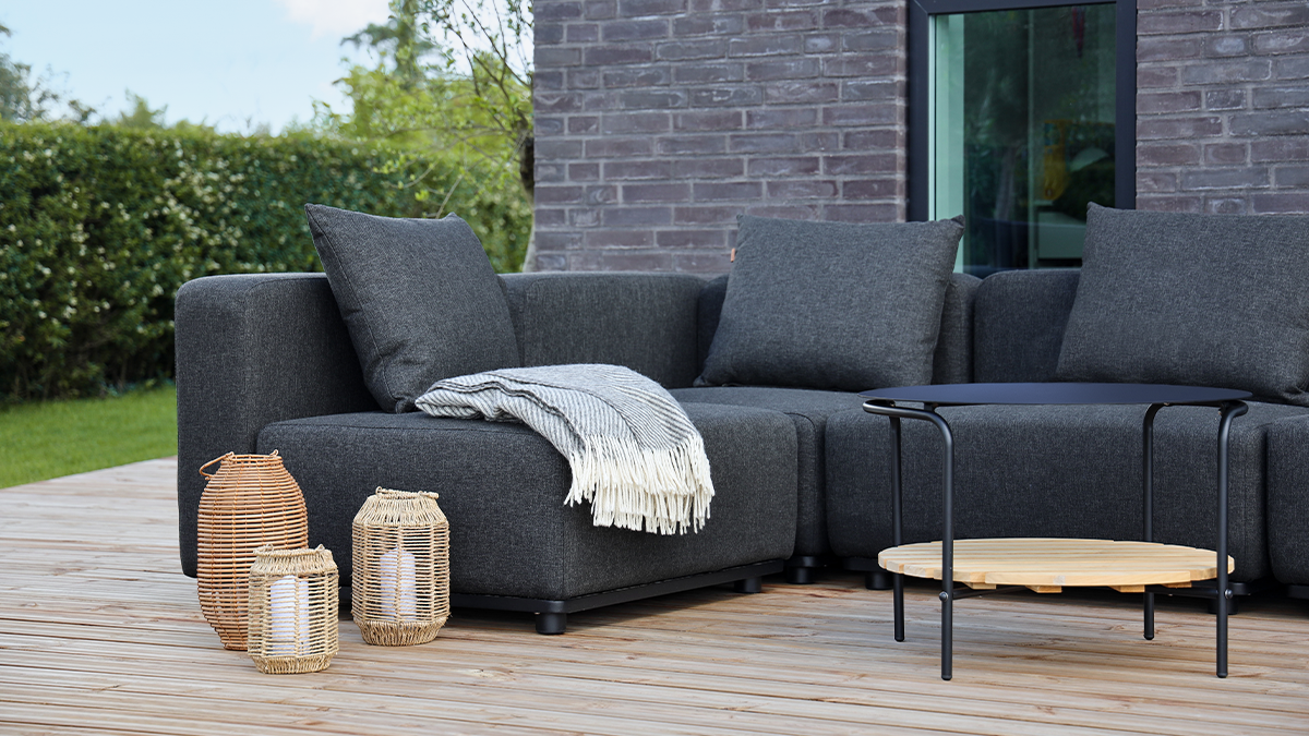 Patio Sofa Table - Ø70 - Udendørs aluminiums sofabord
