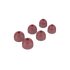 Ruby røde silikone eartips til ROCKit earbuds i small, medium og large størrelser.