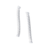 Two 1.0 version spare wicks for SACKit Oil Lamp, thin and cylindrical, white color.