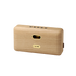 Move Wood Bluetooth højtaler i naturlig egetræ med Fiord tekstil fra Kvadrat og messingdetaljer