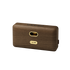 Move Wood Bluetooth højtaler i naturlig egetræ med Fiord tekstil fra Kvadrat og messingdetaljer.