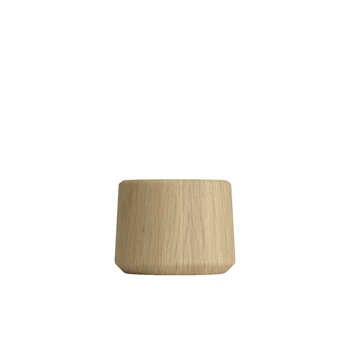 Oslo base i massivt FSC-certificeret egetræ, 5 cm høj, til indendørs brug uden lampe.