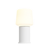 Hvid Lamp Intelligent+ med London base i rustfrit stål, størrelse 8, til udendørs brug