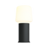 Sort Ambience Lamp Intelligent+ med London base i pulverlakeret stål, størrelse 10, udendørs belysning.
