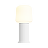Hvid Lamp Intelligent+ med London base i rustfrit stål, størrelse 10, til udendørs brug