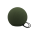 Play Mini højtaler i olivengrøn med kompakt design og silikoneknapper på slidstærkt polyester.