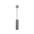 Expo Pendant pendellampe i poleret aluminium med slankt, cylindrisk design og varm belysning.
