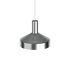 Dawn Pendant Ø25 indendørs lampe med rund aluminiumskærm og perforeret top i hvid, poleret eller sort finish.