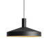 Sort Dawn Pendant Ø40 loftlampe i aluminium med perforeret top og hvid inderskærm.