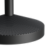 Sort Dawn Pendant Ø40 lampe i aluminium med perforeret top og rund form til indendørs belysning