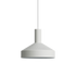 Hvid Dawn Pendant Ø25 indendørs lampe i aluminium med perforeret top og rund form
