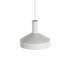 Hvid Dawn Pendant Ø25 indendørs lampe med perforeret aluminiumsskærm og 3 meter ledning.