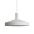 Hvid Dawn Pendant Ø40 indendørs lampe i aluminium med perforeret top og rund form.