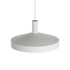 Hvid Dawn Pendant Ø40 indendørs lampe i aluminium med perforeret top og rund form.