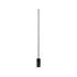 SACKit Expo 185 sort gulvlampe med slank aluminiumsprofil og marmorfod med opadrettet LED-lysstrip.