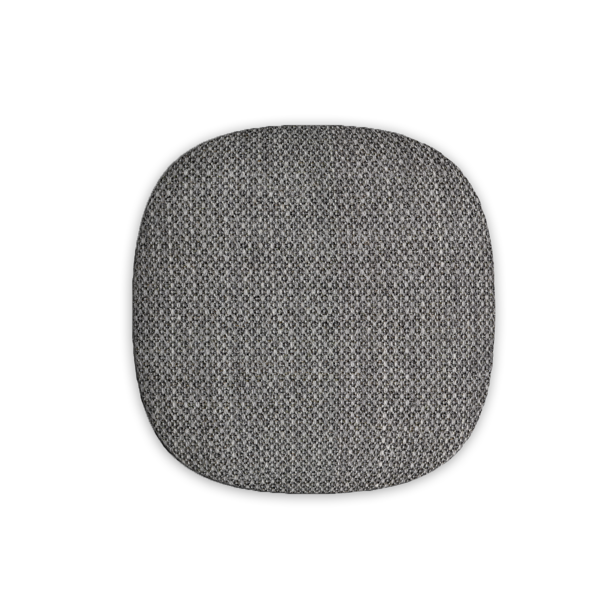 Go Front højtalercover i Chrome X farve med Fiord stof fra danske Kvadrat, rektangulært og slankt design.