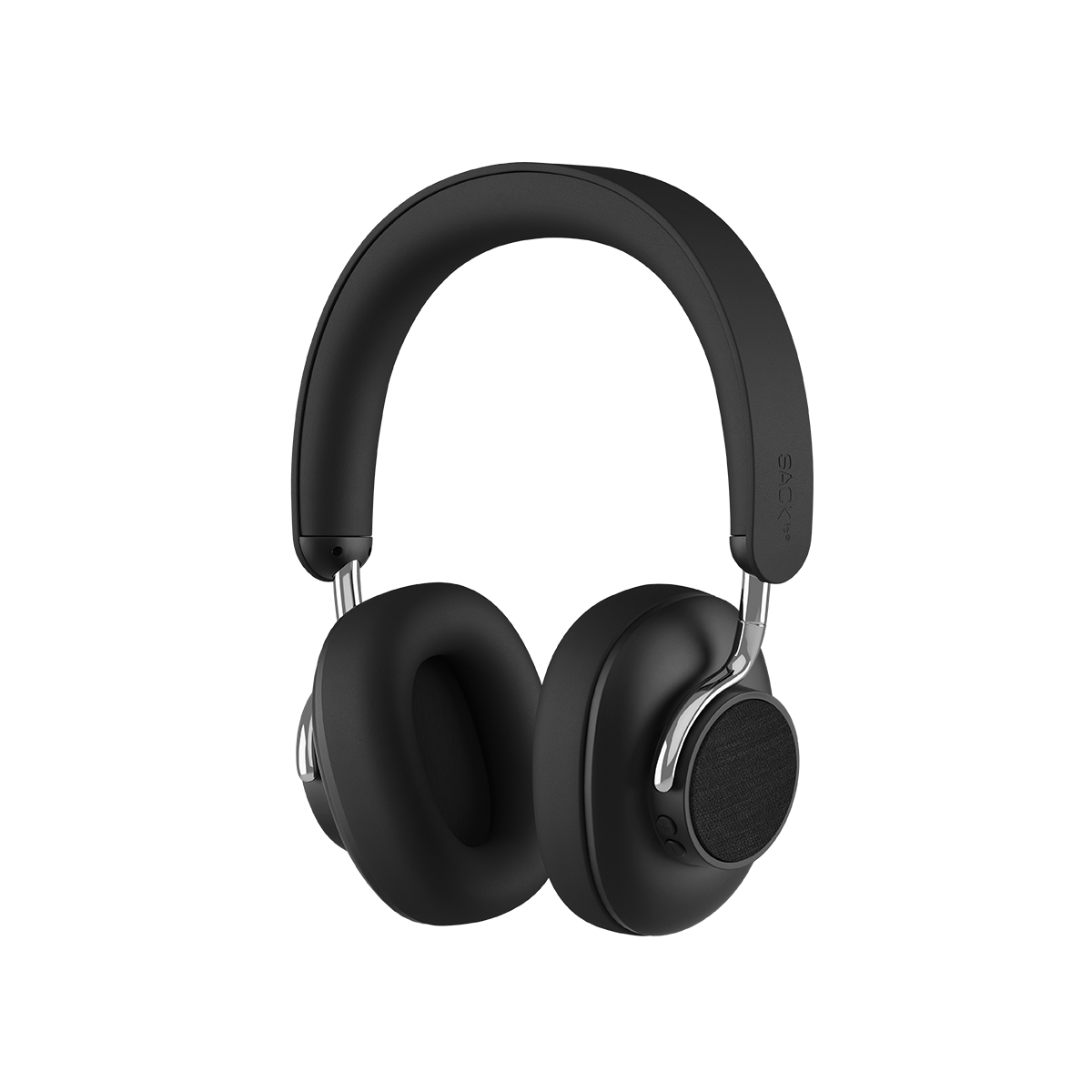 Touch 310 sorte over-ear høretelefoner med polstret hovedbøjle og USB-C opladning.