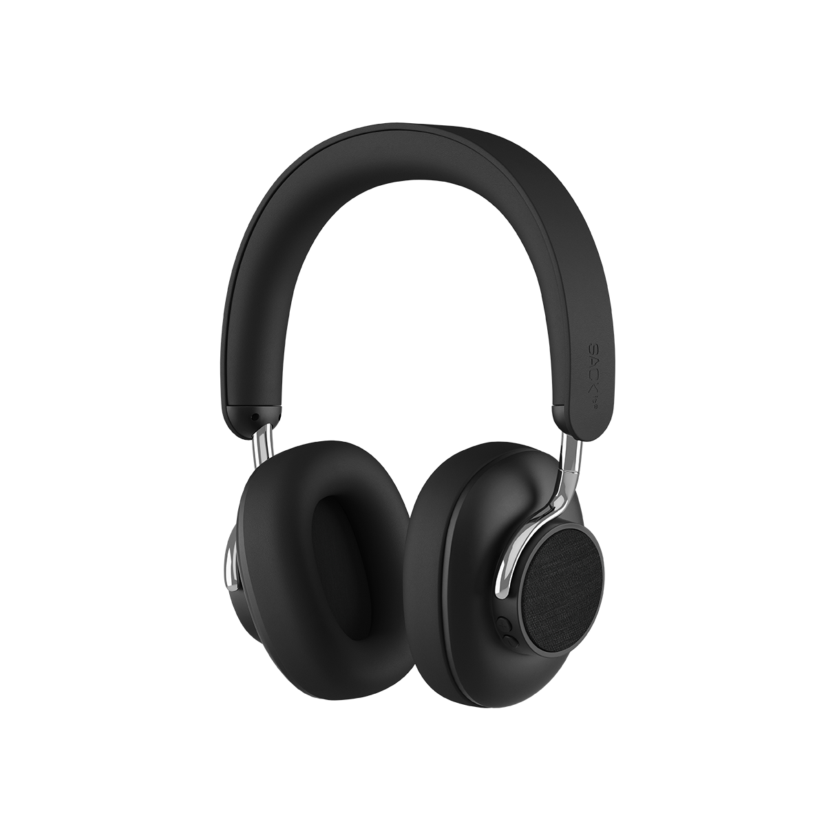 Touch 310 sorte over-ear høretelefoner med USB-C opladning og polstret hovedbøjle.