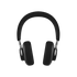 Sort Touch 310 over-ear høretelefoner med PU-læder og USB-C opladning, stilrent design.