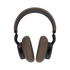 Brune Touch 400 høretelefoner med roterbare earcups og kombination af PU-læder og tekstilmaterialer.