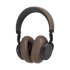 Brune SACKit Touch 410 trådløse høretelefoner med roterbare earcups og blødt materiale.