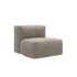 Soft Sofa Outdoor sæde i Kirra Sand farve, blød og formstabil udendørs sofa uden stel.