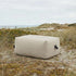 Soft Sofa Outdoor pouf i Kirra Olive farve med blødt, rundt design til udendørs brug.