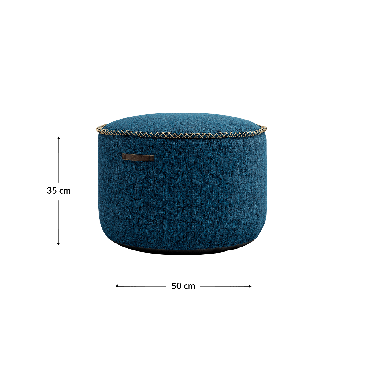 Medley Pouf | Medley Pouf - Medley Denim | SACKit