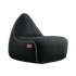 Sort Canvas Lounge Chair sækkestol med ryglæn i slidstærkt canvas stof.